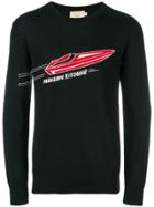 Maison Kitsuné Speed Boat Sweater - Black