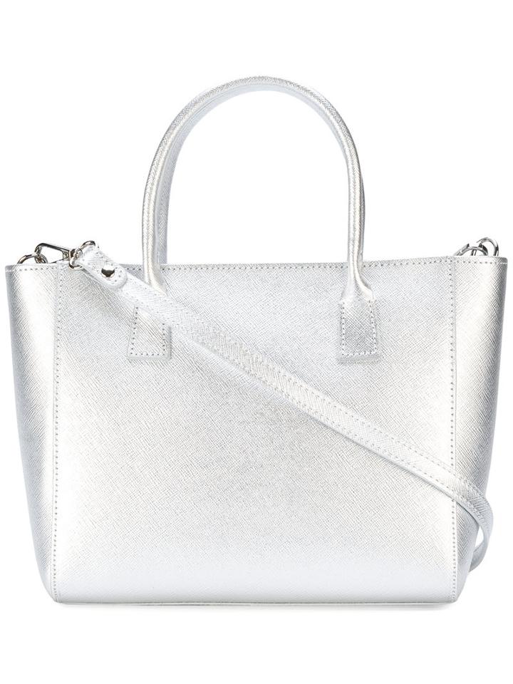 Lancaster - Top Handles Shoulder Bag - Women - Leather - One Size, Grey, Leather