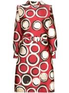 Julia Davidian Circle Print Reversible Shirt Dress - Multicolour