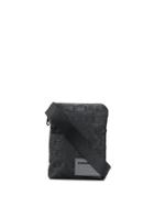 Diesel Repeat Logo Print Crossbody Bag - Black