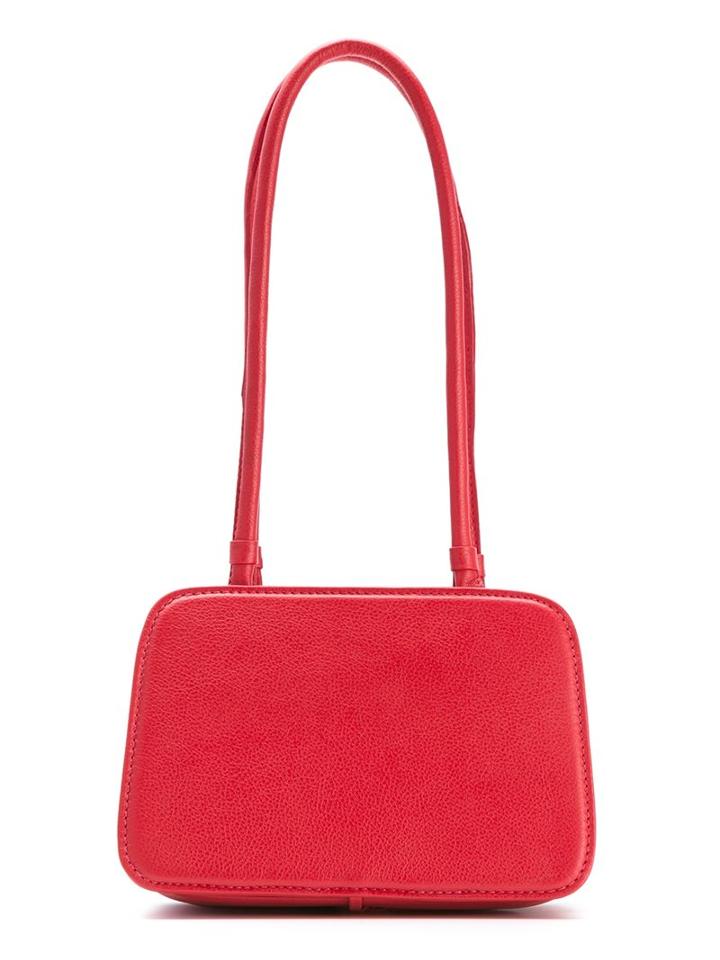 Sarah Chofakian Magnetic Closure Shoulder Bag, Women's, Red