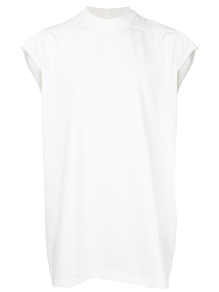 Rick Owens Drkshdw Sleeveless Jumbo Sweatshirt - White