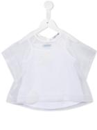 Mi Mi Sol Layered Leaf Appliqué Top, Girl's, Size: 8 Yrs, White