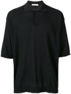 Golden Goose Deluxe Brand Oversized Polo Shirt - Black