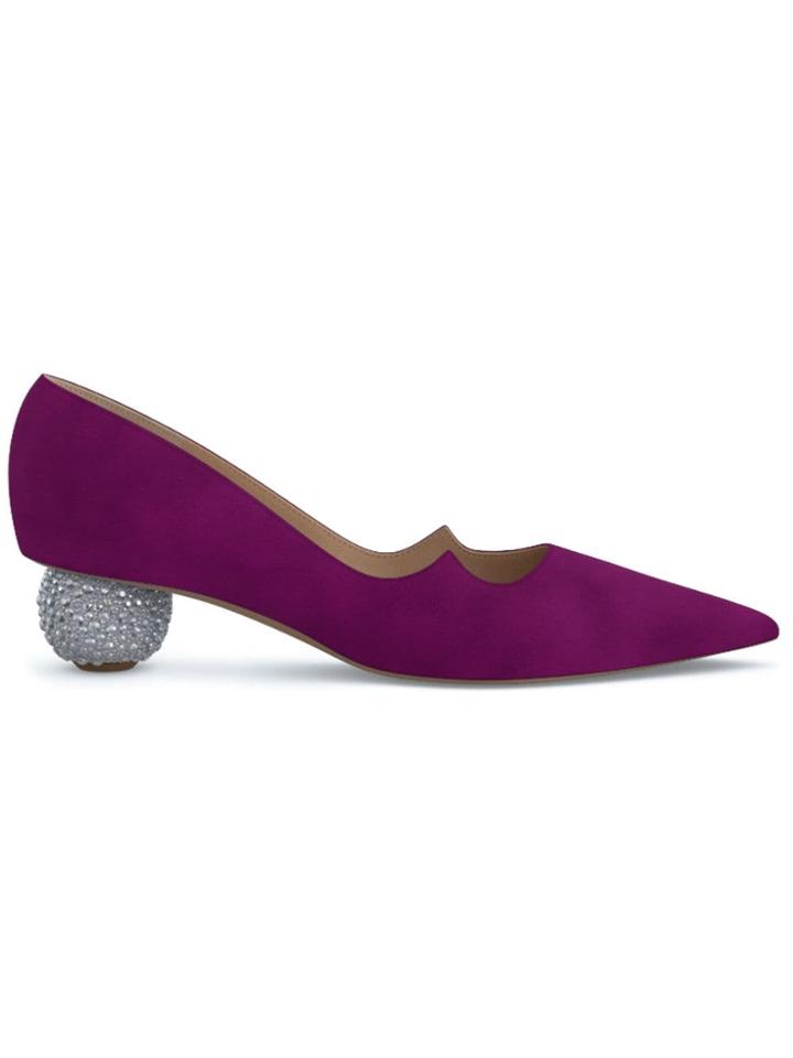 Paul Andrew Ankara Pumps - Purple