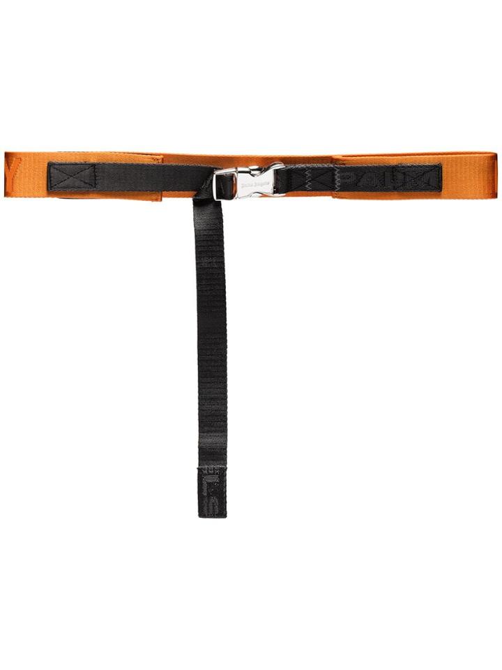 Palm Angels Orange Logo Buckle Belt