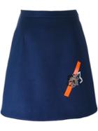 Christopher Kane Rose Embroidered Skirt