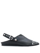 Mcq Alexander Mcqueen Studded Sling-back Ballerinas - Black