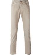 Jacob Cohen Straight Leg Jeans, Men's, Size: 34, Nude/neutrals, Cotton/spandex/elastane