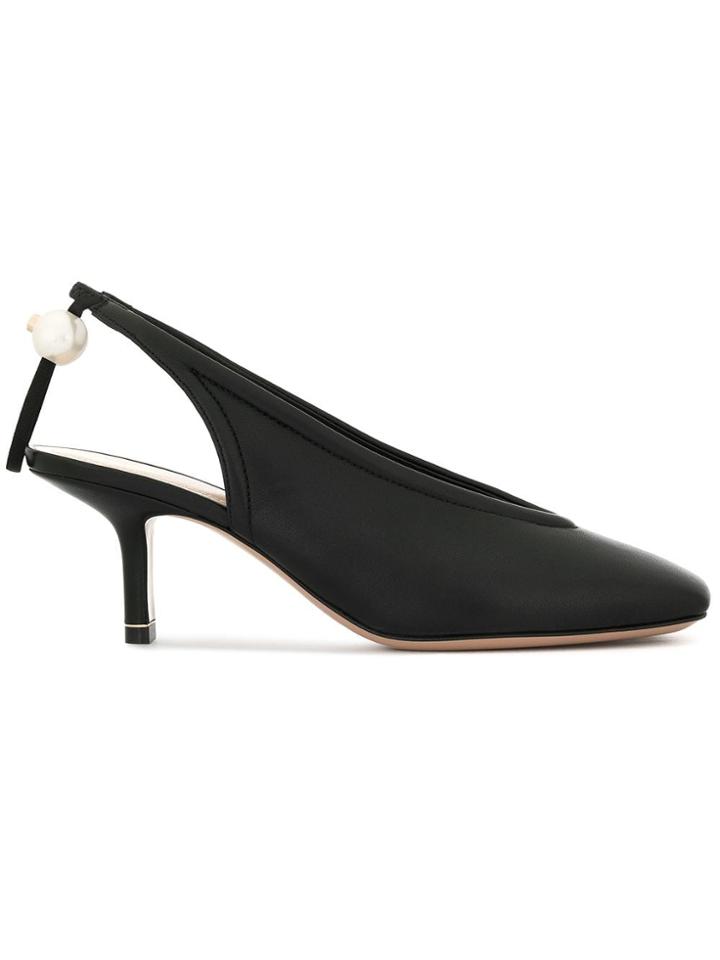 Nicholas Kirkwood Slingback Mules - Black
