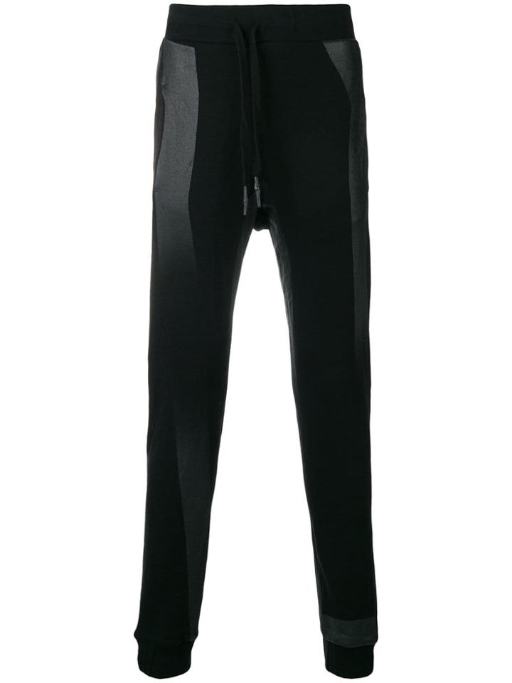 11 By Boris Bidjan Saberi Fitted Track Trousers - Black