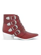Toga Pulla Michael Crystal Boots - Red