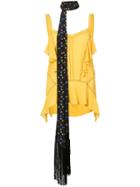 Derek Lam Ruffled Cami - Yellow & Orange