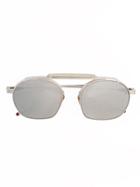Jacques Marie Mage Aviator Frame Sunglasses - Metallic