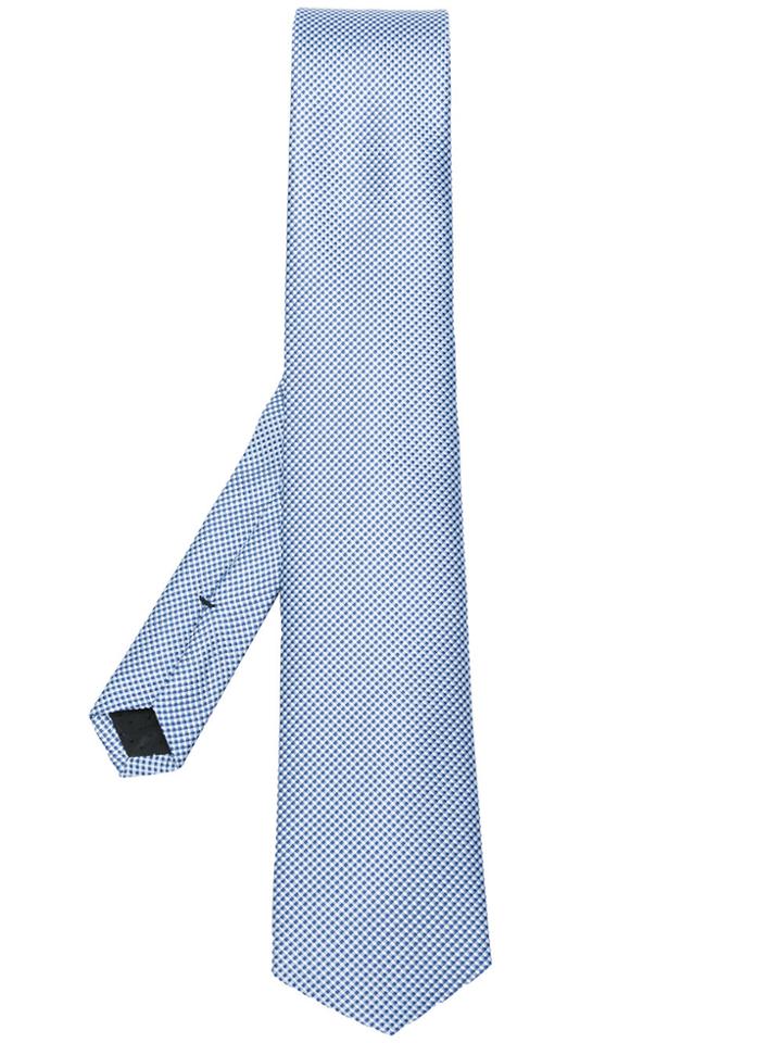 Boss Hugo Boss Micro Pattern Tie - Blue