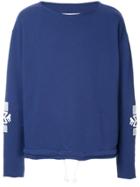 Maison Margiela Ethnic Embroidery Sweatshirt - Blue