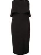 Likely Strapless Fitted Dress, Women's, Size: 0, Black, Polyester/rayon/spandex/elastane