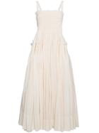 Molly Goddard Larry Smock Dress - White