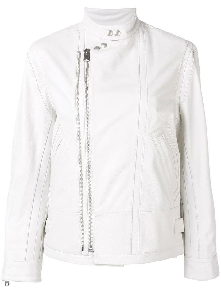 Zadig & Voltaire Fashion Show Biker Jacket - White