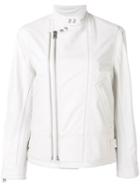 Zadig & Voltaire Fashion Show Biker Jacket - White