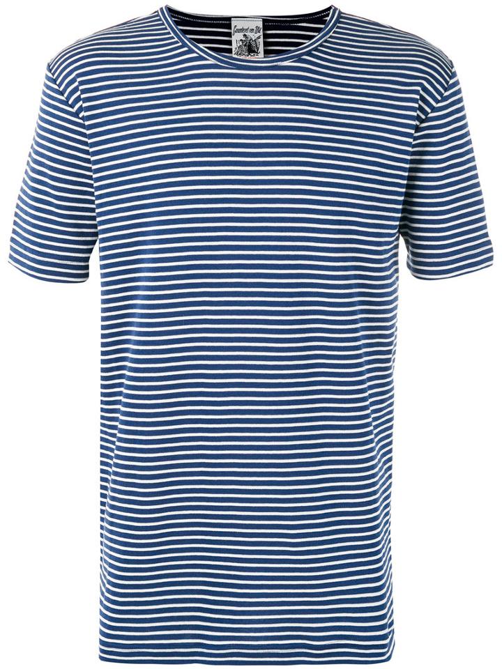 S.n.s. Herning - Lemma T-shirt - Men - Cotton/polyester - S, Blue, Cotton/polyester