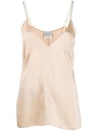 Forte Forte Spaghetti Strap Slip Top - Neutrals