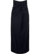 Uma Raquel Davidowicz Sal Skirt, Women's, Size: 40, Blue, Linen/flax/spandex/elastane/viscose