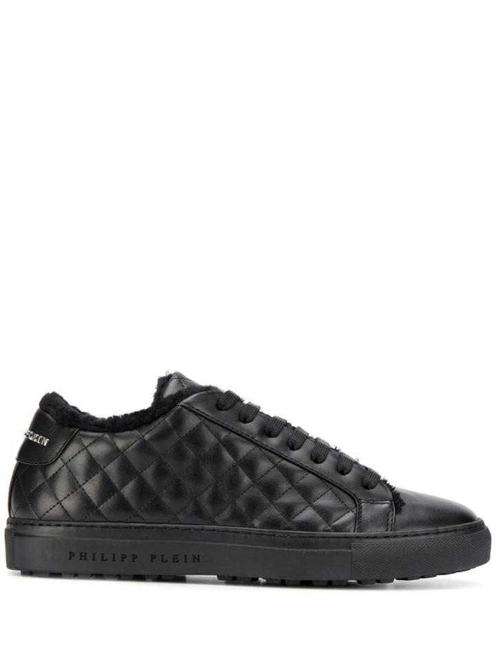 Philipp Plein Quilted Sneakers - Black