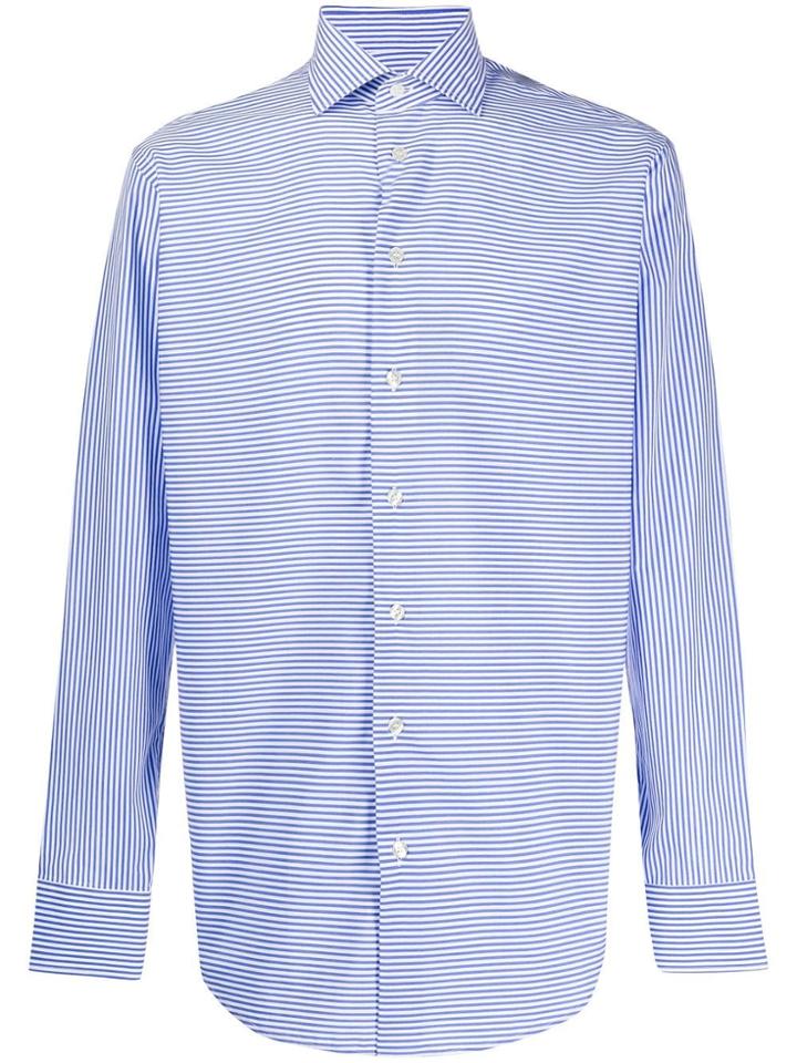 Etro Striped Fitted Shirt - Blue