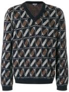 Lanvin V-neck Pullover - Blue