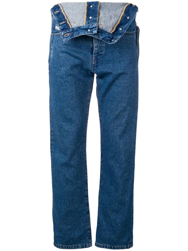 Diesel Red Tag Straight Leg Dungarees - Blue
