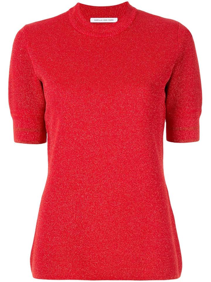 Camilla And Marc Cohen Knit Top - Red