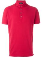 Fay Classic Polo Shirt, Men's, Size: 46, Red, Cotton