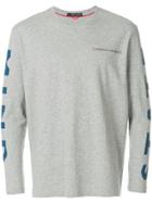 Perfect Moment Logo Print Sweatshirt - Grey