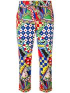 Dolce & Gabbana Signature Print Trousers - Multicolour
