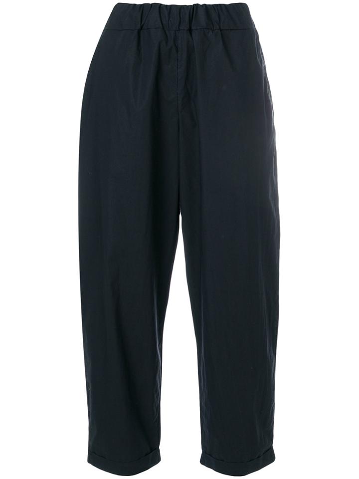 Labo Art Cropped Tailored Trousers - Blue