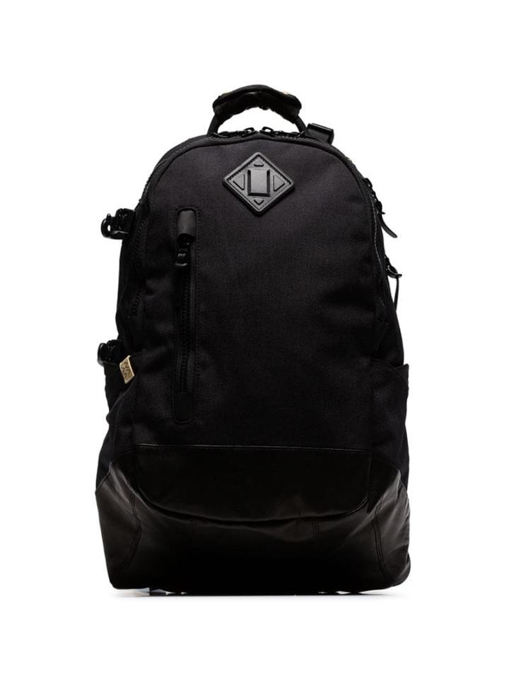 Visvim Cordura 20l Leather Backpack - Black