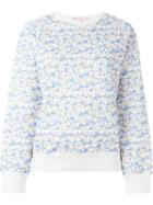 Olympia Le-tan Alice In Wonderland Print Sweatshirt, Women's, Size: 40, Blue, Cotton