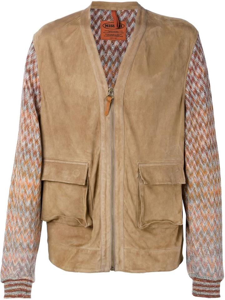 Missoni Suede Cardigan