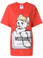 Moschino Pudge Print T-shirt - Red