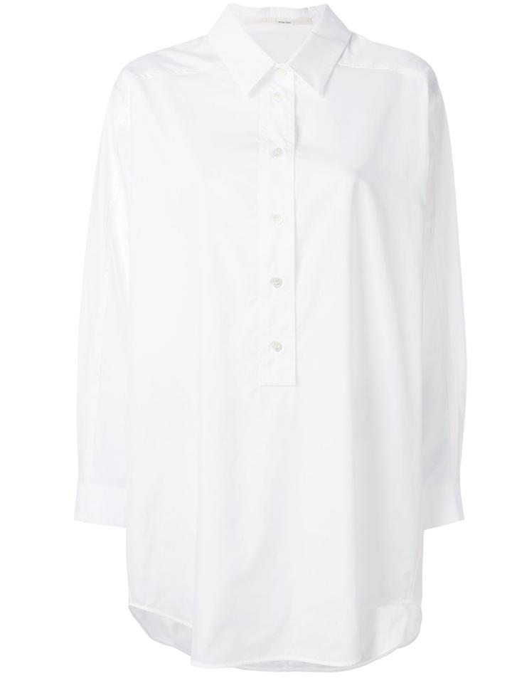 Tela Back Cut-out Shirt - White