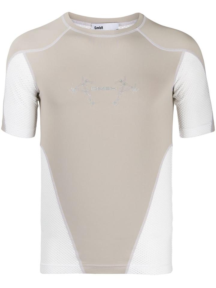 Gmbh Two Tone Slim Fit T-shirt - Neutrals