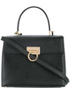 Salvatore Ferragamo Pre-owned Gancini 2-way Handbag - Black