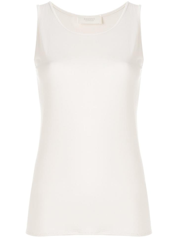 Zanone Classic Fitted Tank Top - Nude & Neutrals