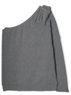 Douuod Kids Teen One Sleeve Sweatshirt - Grey