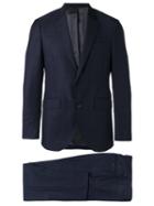 Hackett - Checked Two-piece Suit - Men - Wool/viscose - 52, Blue, Wool/viscose