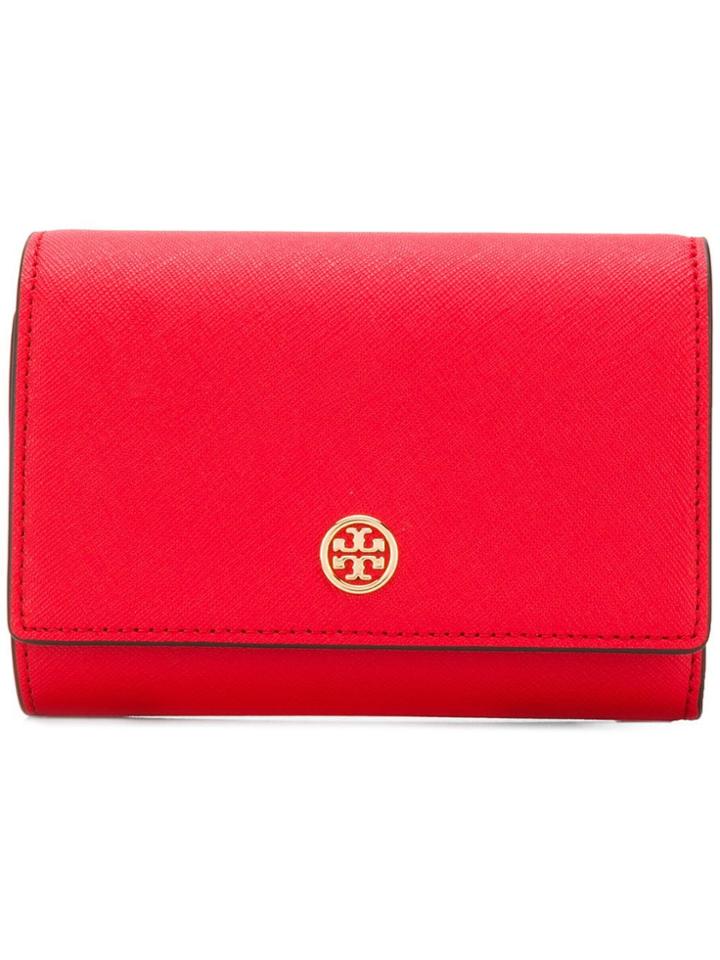 Tory Burch Robinson Medium Wallet - Red