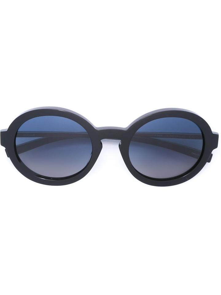 Jil Sander Matte Oval Sunglasses