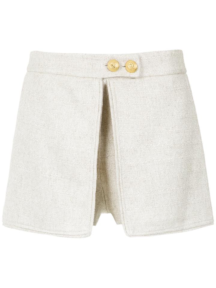 Andrea Bogosian Overlap Skirt - Nude & Neutrals