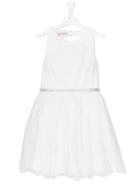 Nunzia Corinna Floral Lace Dress - White